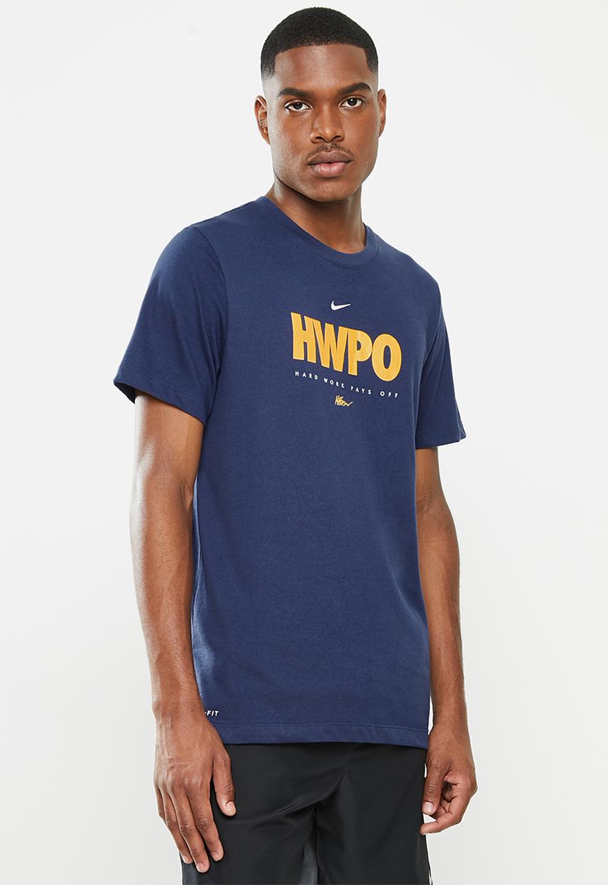 Nike - M nk dfc tee mf hwpo - navy