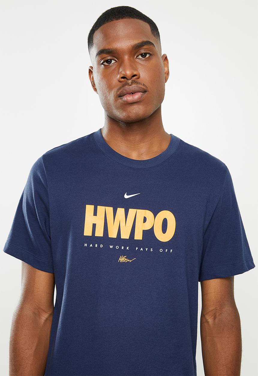 Nike - M nk dfc tee mf hwpo - navy