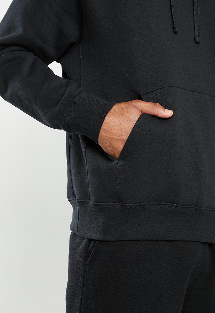 Nike - M nsw club hoodie po bb - black