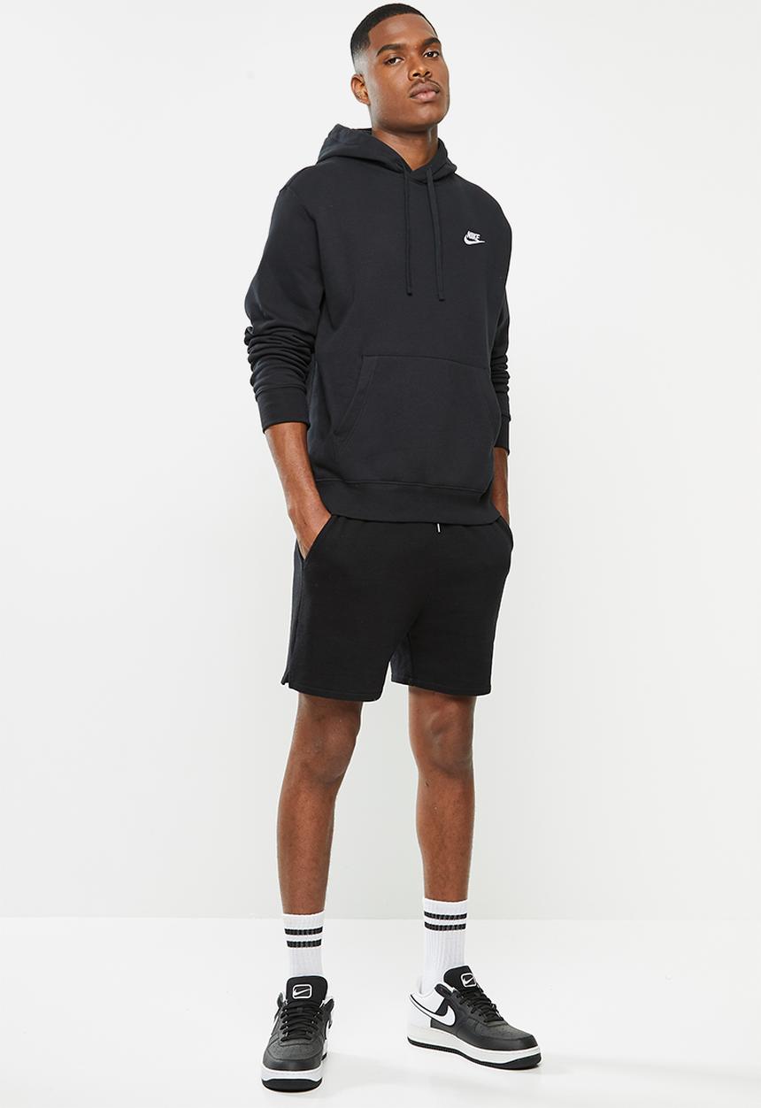 Nike - M nsw club hoodie po bb - black