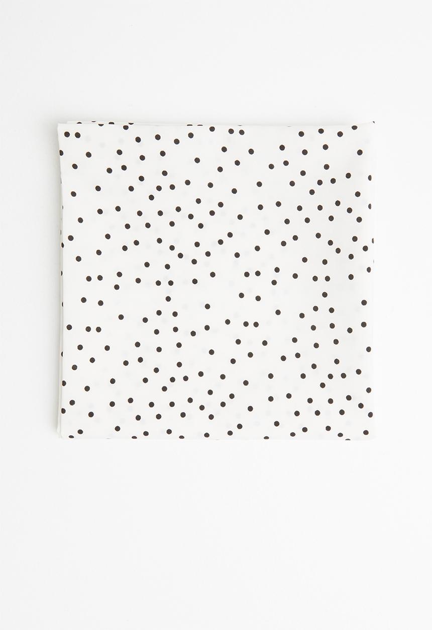 Superbalist - Polka dot neckerchief - black & white 