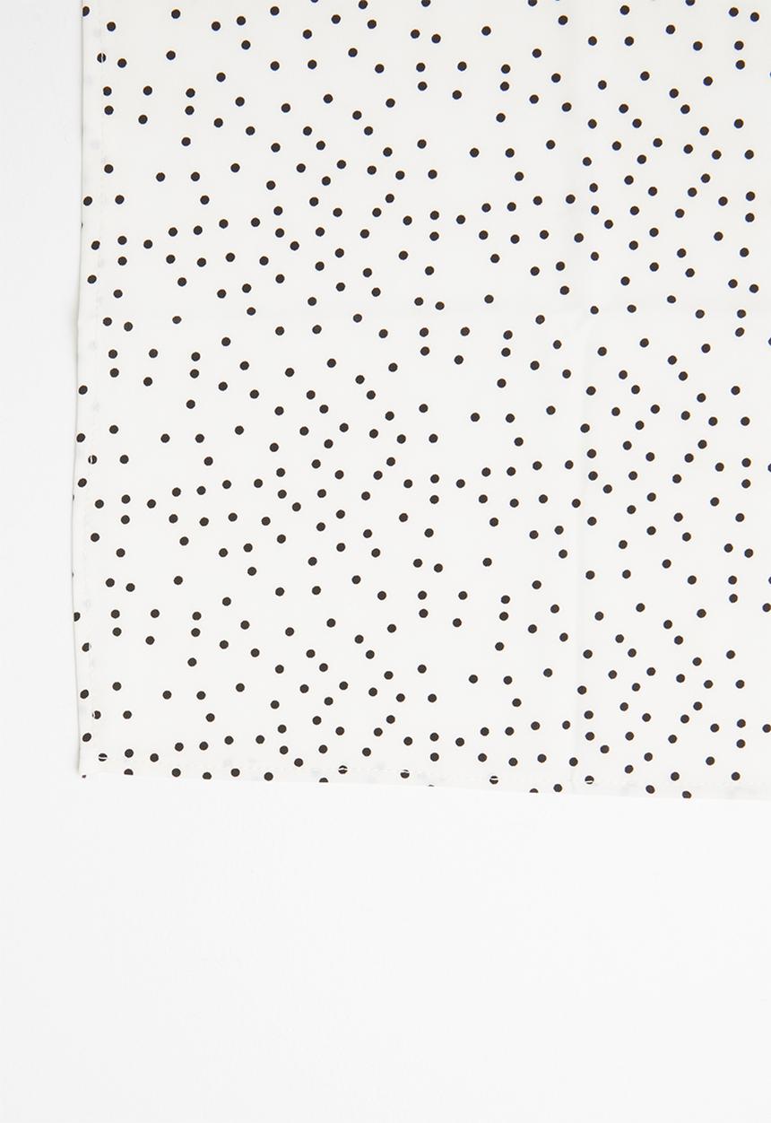 Superbalist - Polka dot neckerchief - black & white 