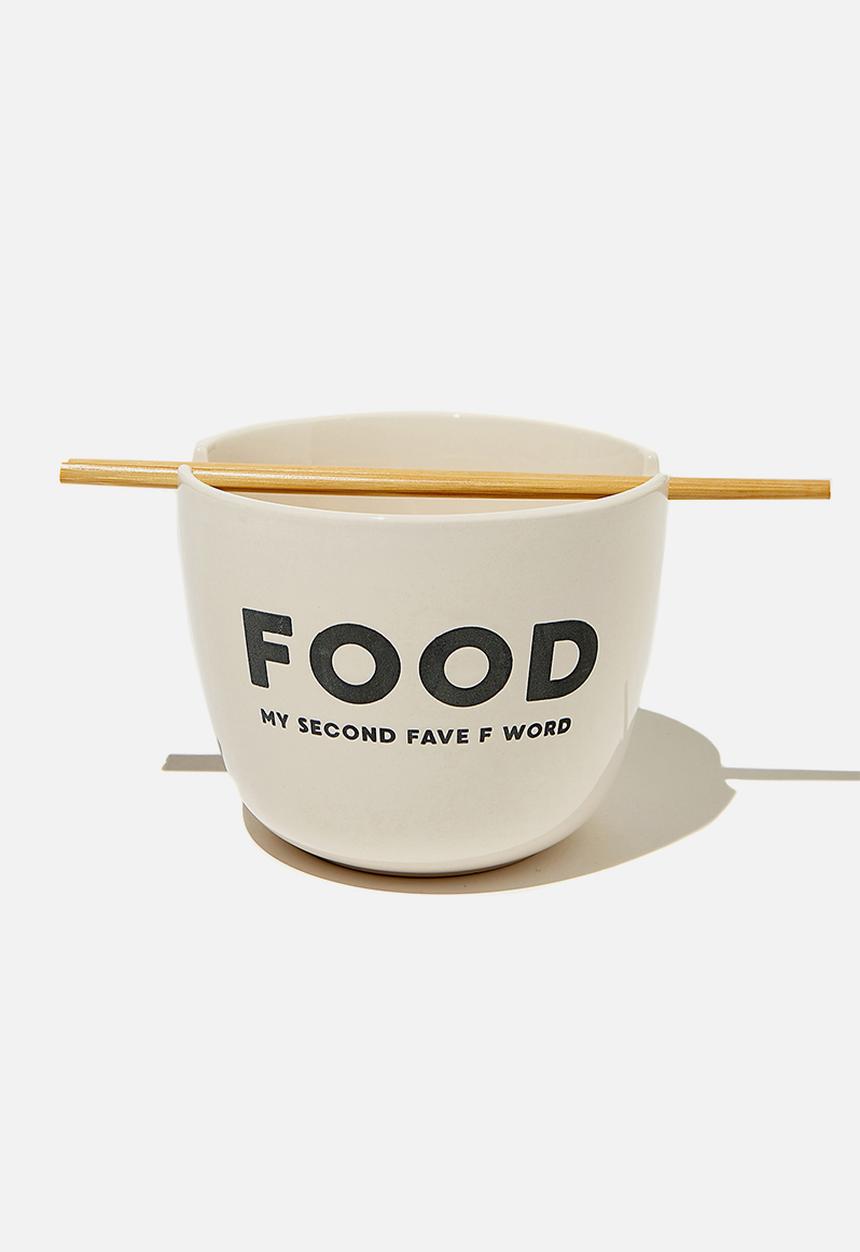 Typo - Feed me bowl - white