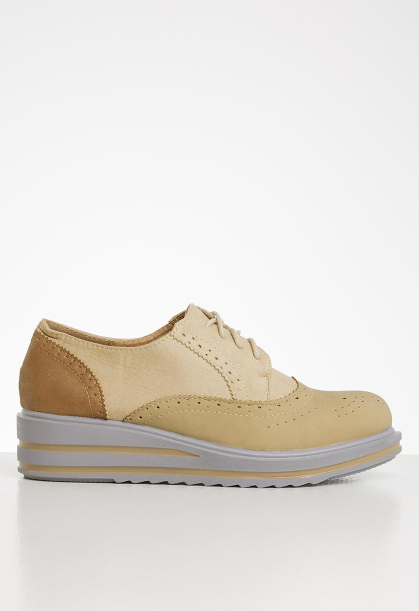 Seduction - Patched brogue - taupe