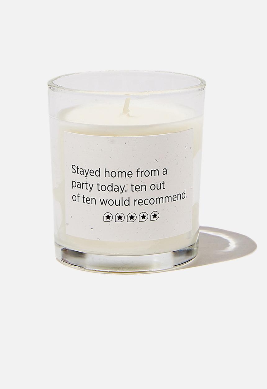 Typo - Talk to me candle small-staying home