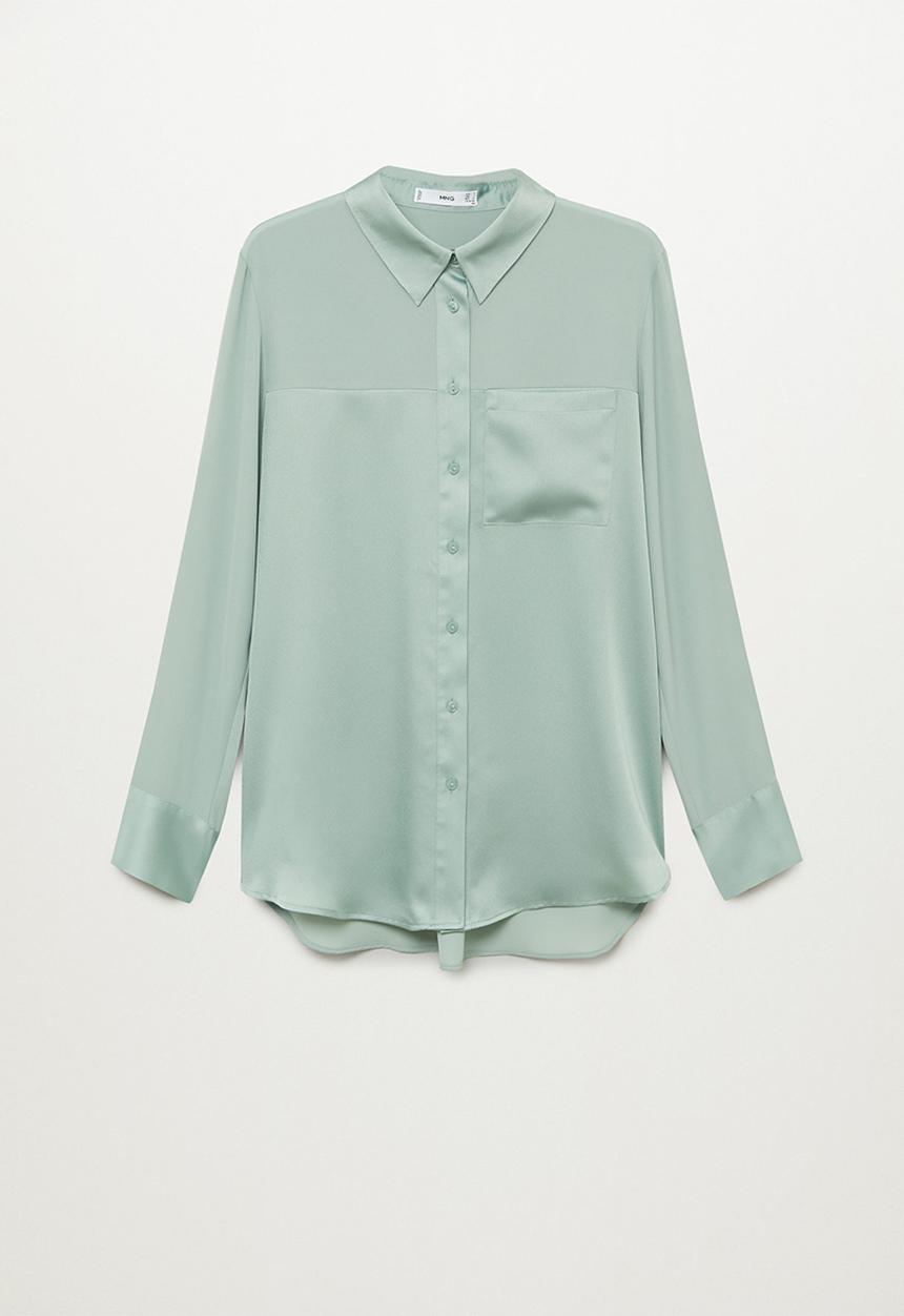 MANGO - Shirt bima - green