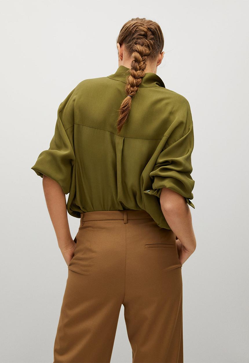 MANGO - Shirt lovita - khaki