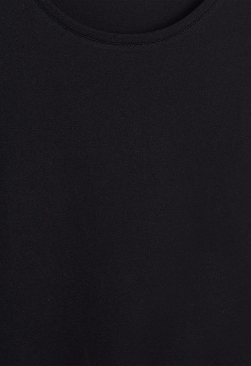 MANGO - T-shirt chalaca - black