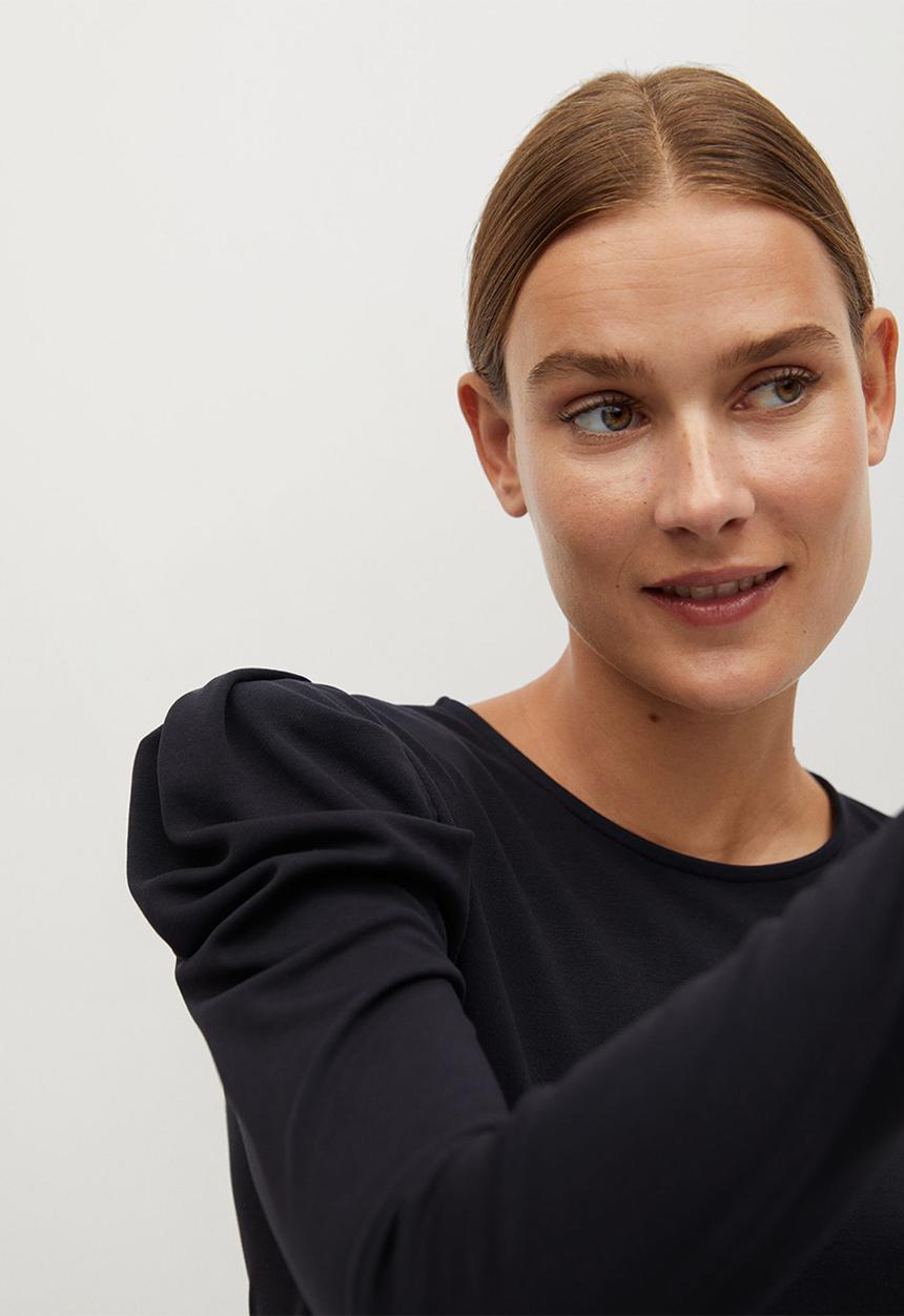 MANGO - T-shirt paloma - charcoal
