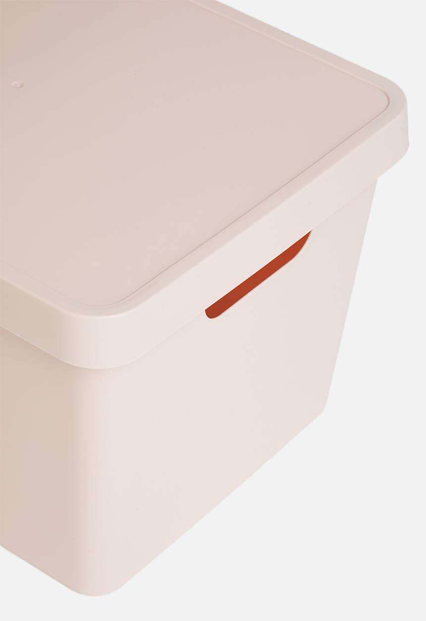 Storage Solutions - Storage box with lid - soft pink