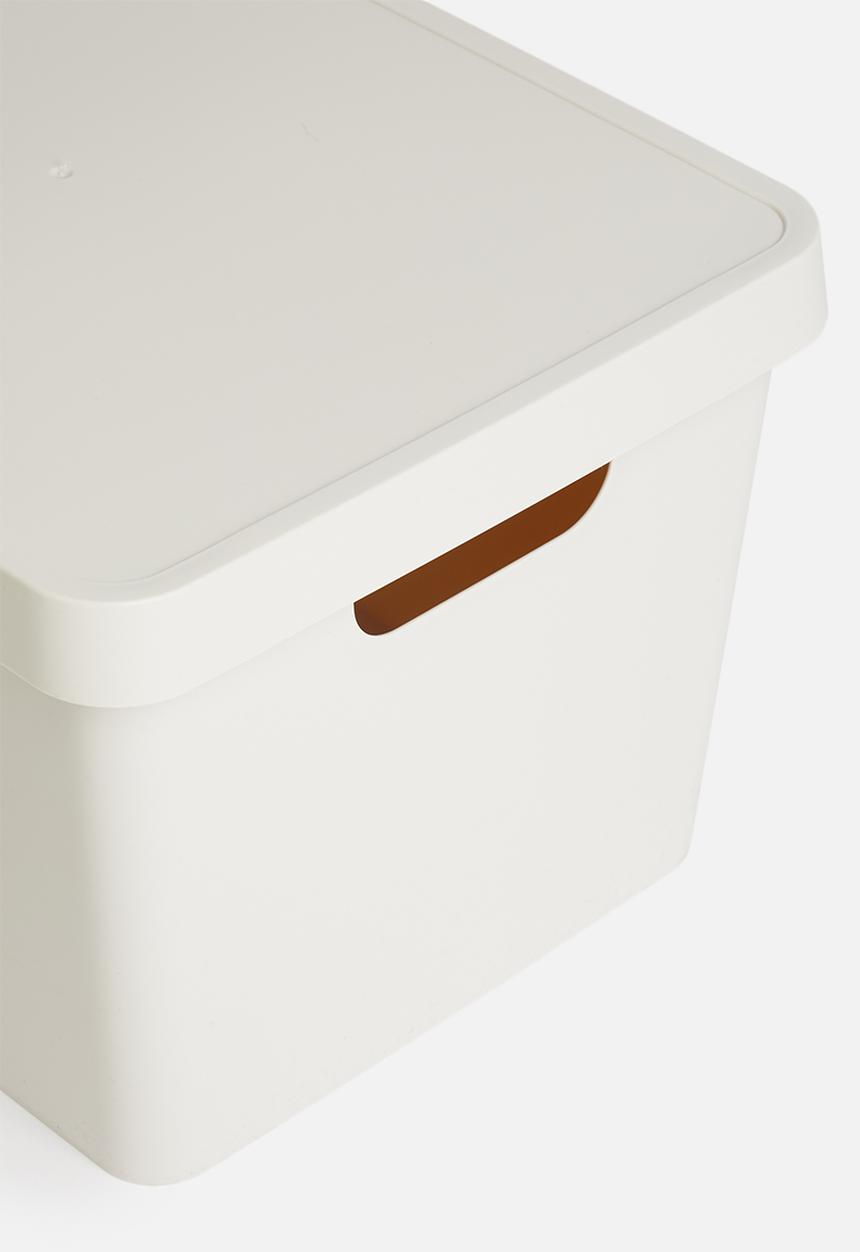 Storage Solutions - Storage box with lid - soft white