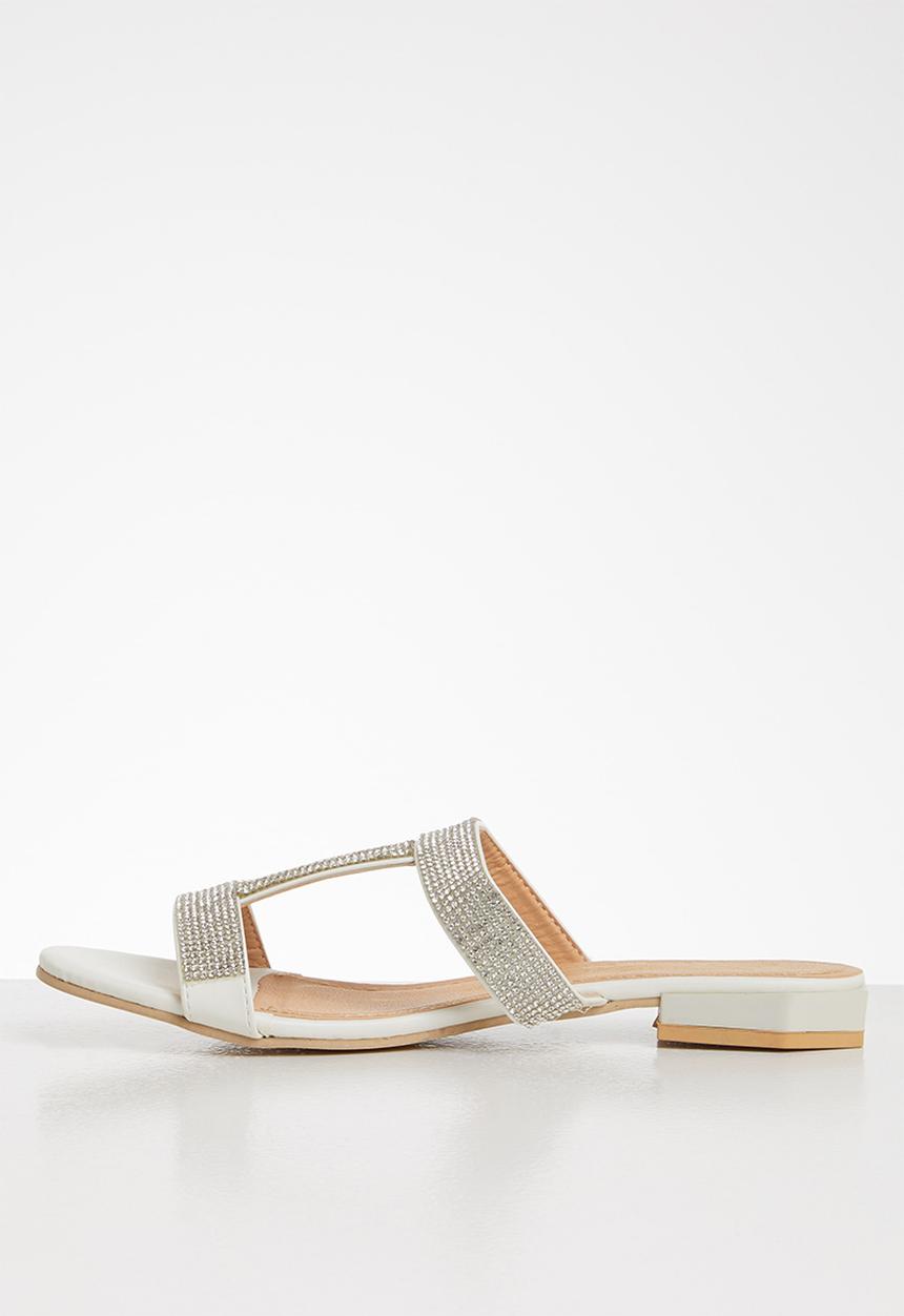 Seduction - Glitter slide - white