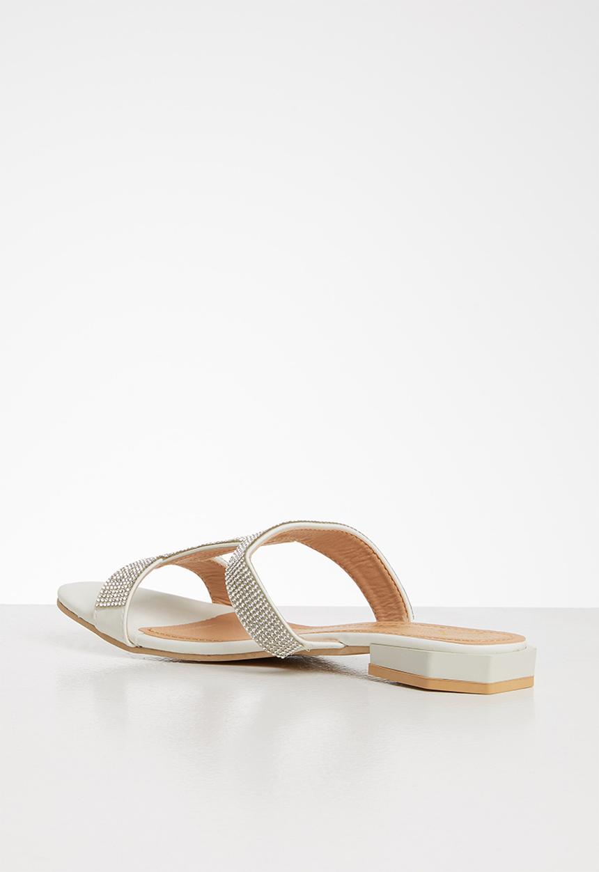Seduction - Glitter slide - white
