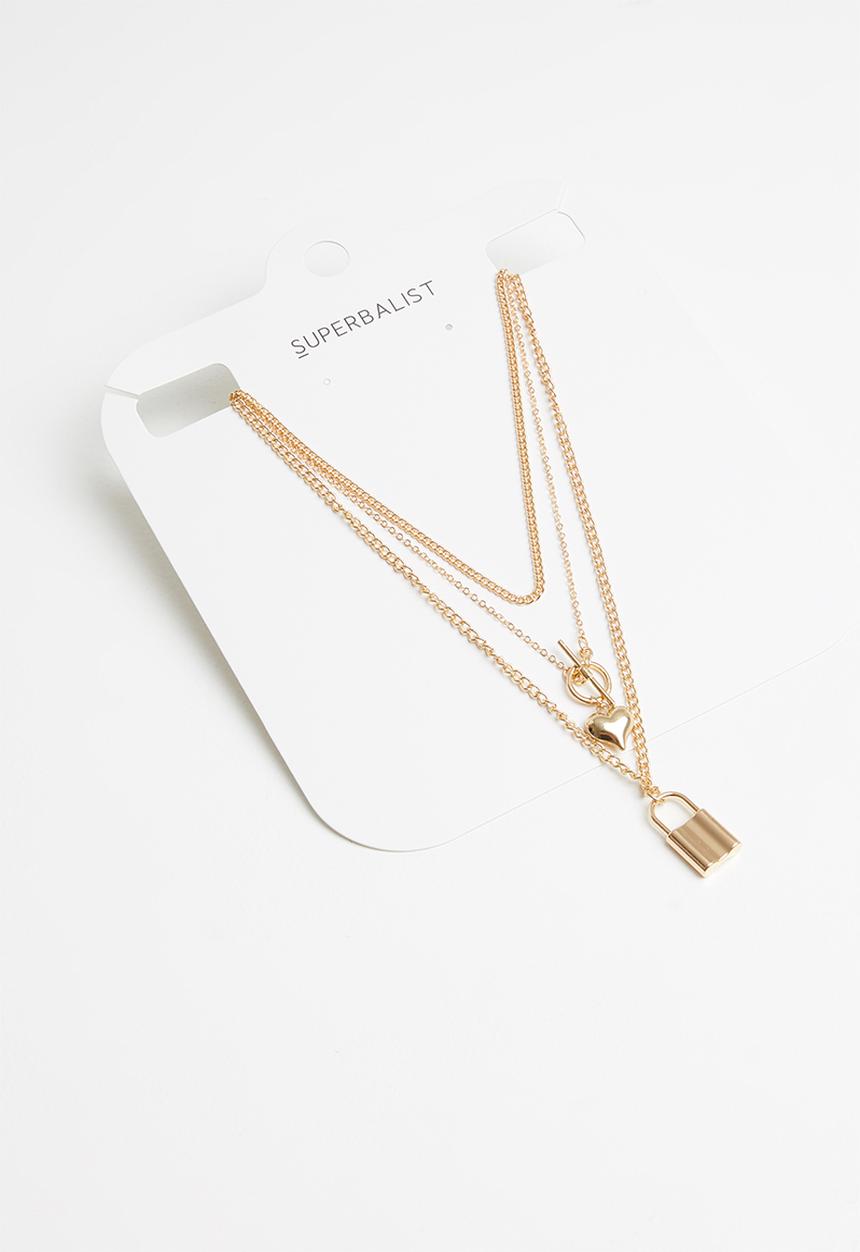 Superbalist - Gina layered necklace - gold
