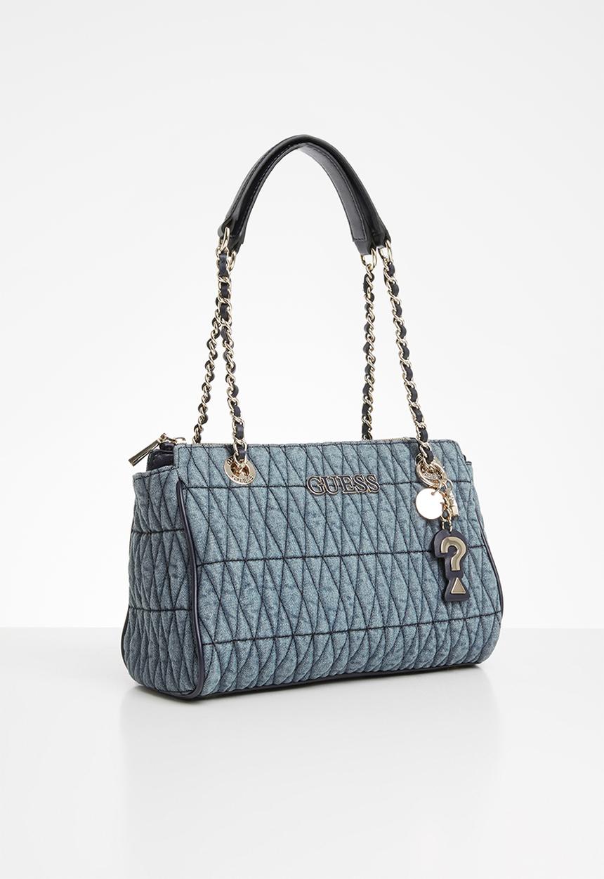 GUESS - Romina Large Satchel - blue 