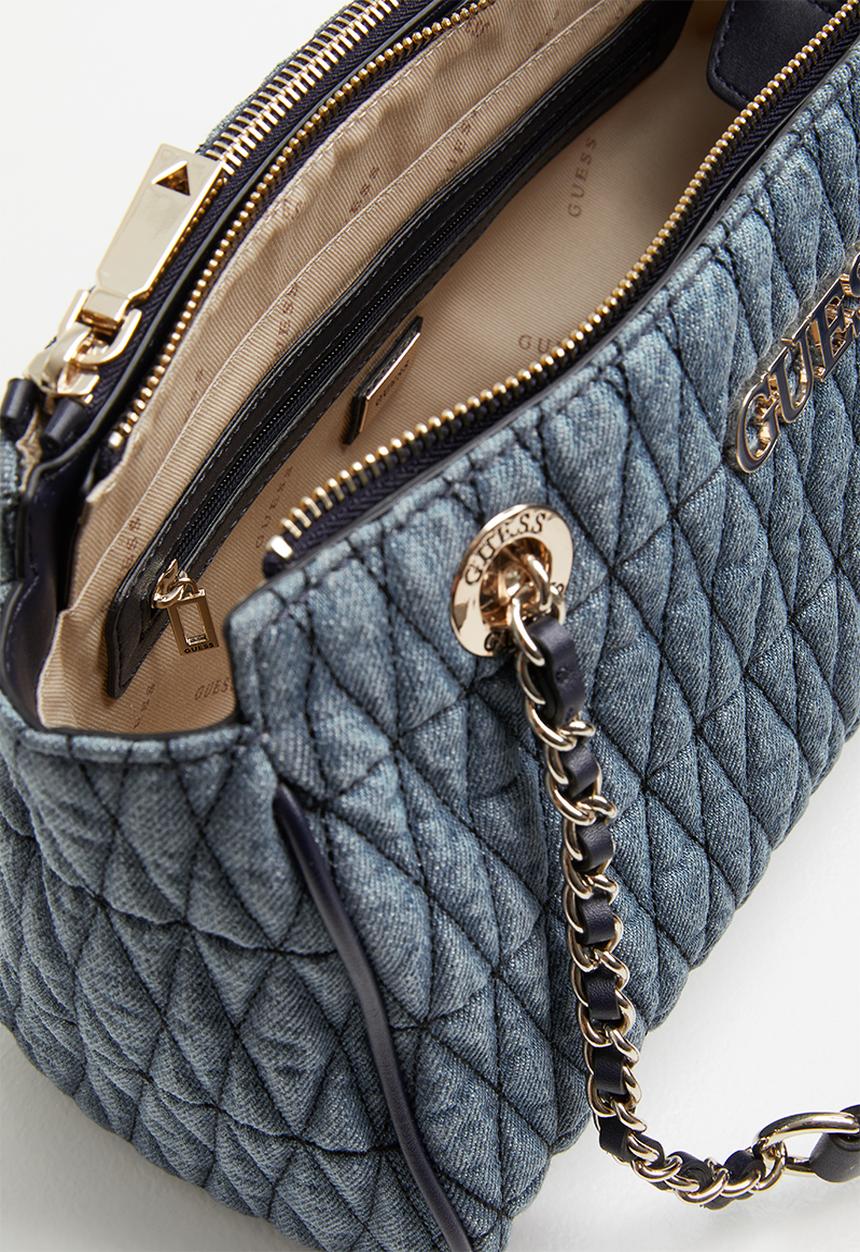 GUESS - Romina Large Satchel - blue 