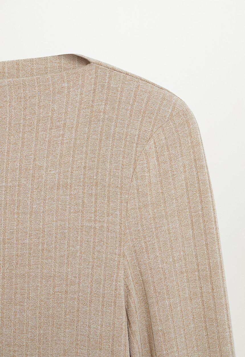 MANGO - T-shirt agna - medium brown