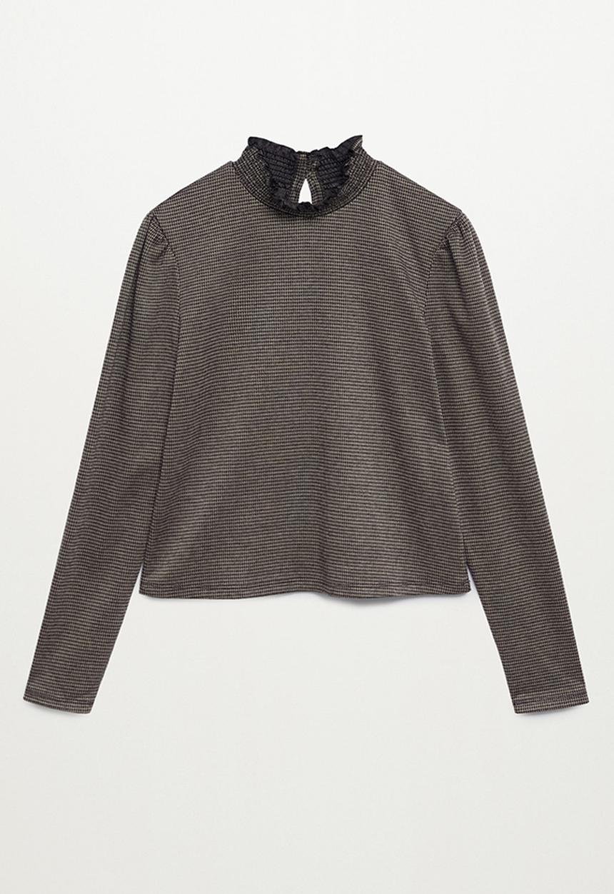MANGO - Blouse Angelo - brown multi