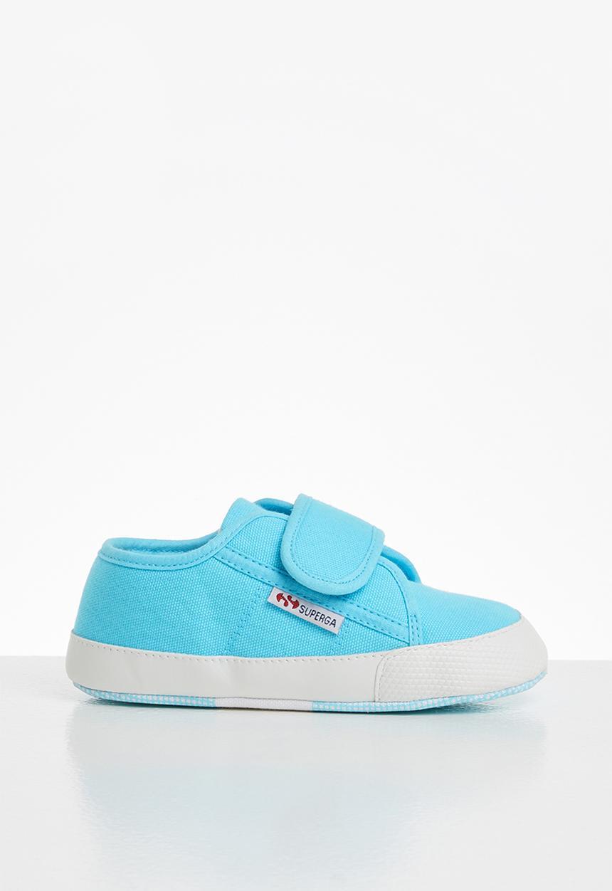 SUPERGA - Infants velcro - blue fish