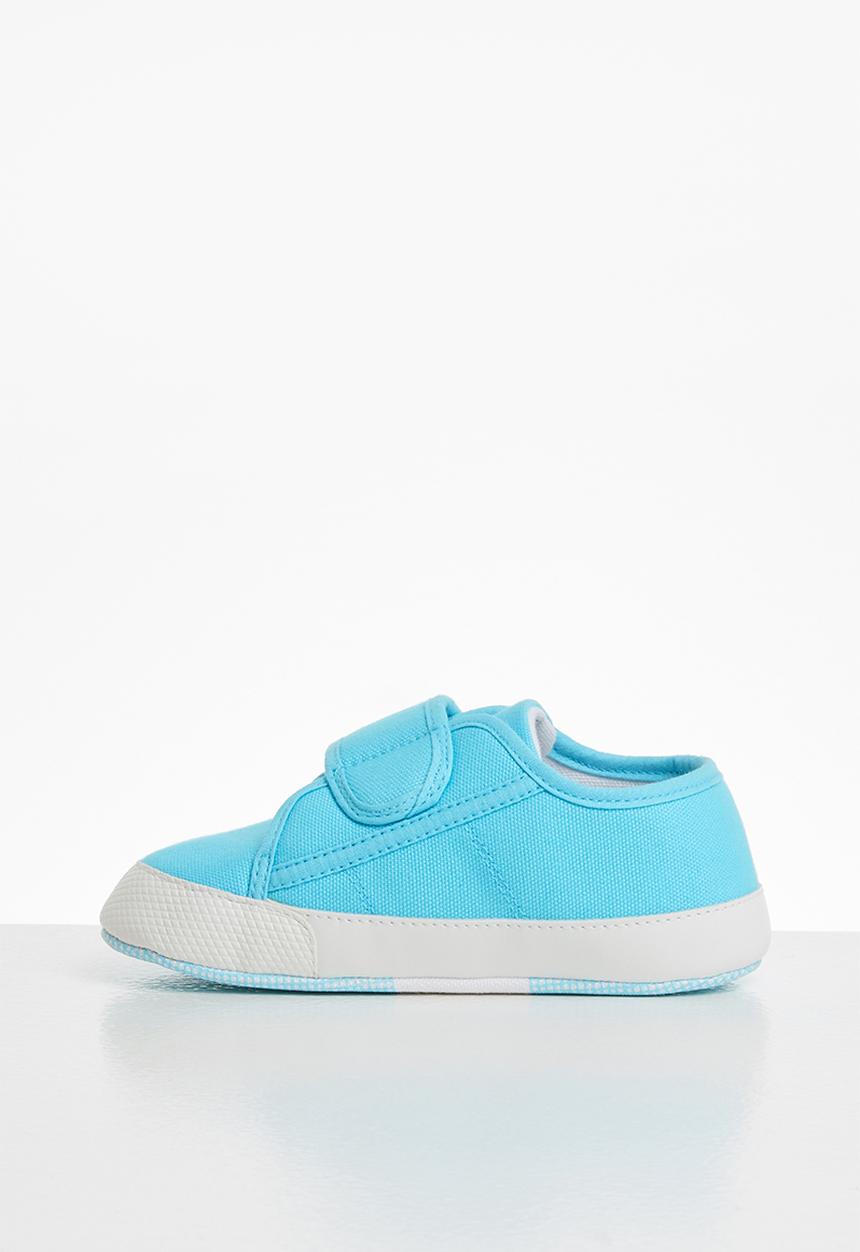 SUPERGA - Infants velcro - blue fish
