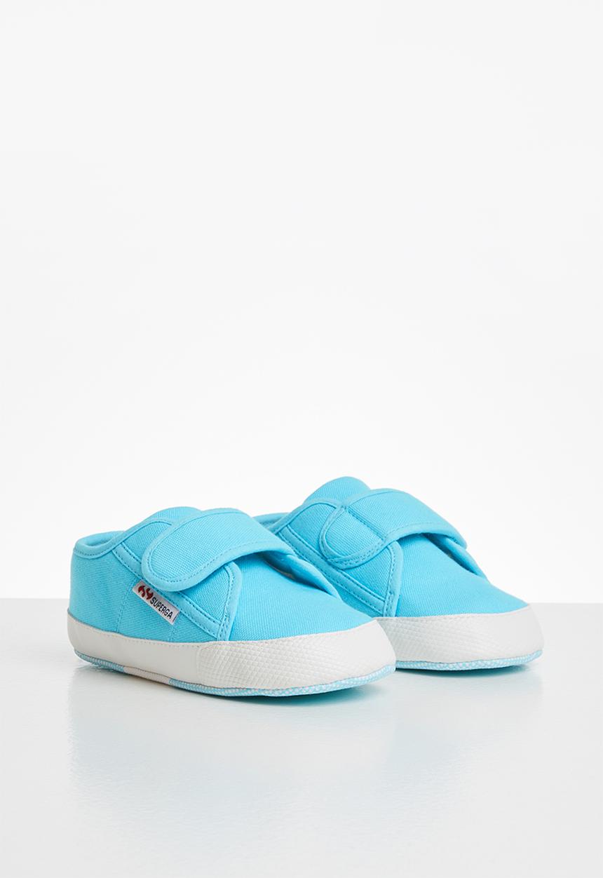 SUPERGA - Infants velcro - blue fish