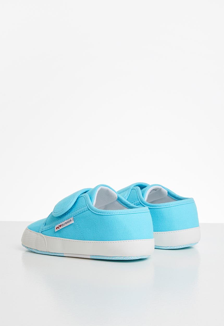 SUPERGA - Infants velcro - blue fish