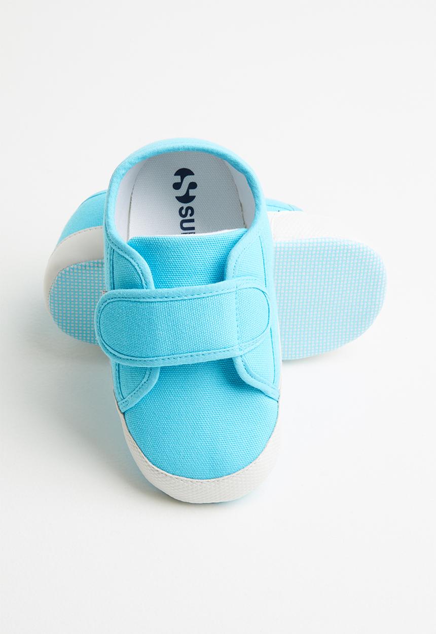 SUPERGA - Infants velcro - blue fish