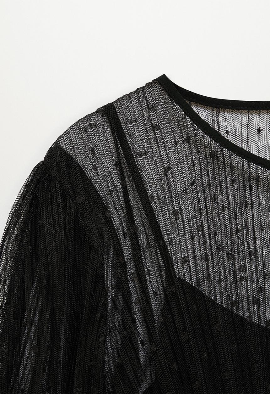 MANGO - Maura blouse - black