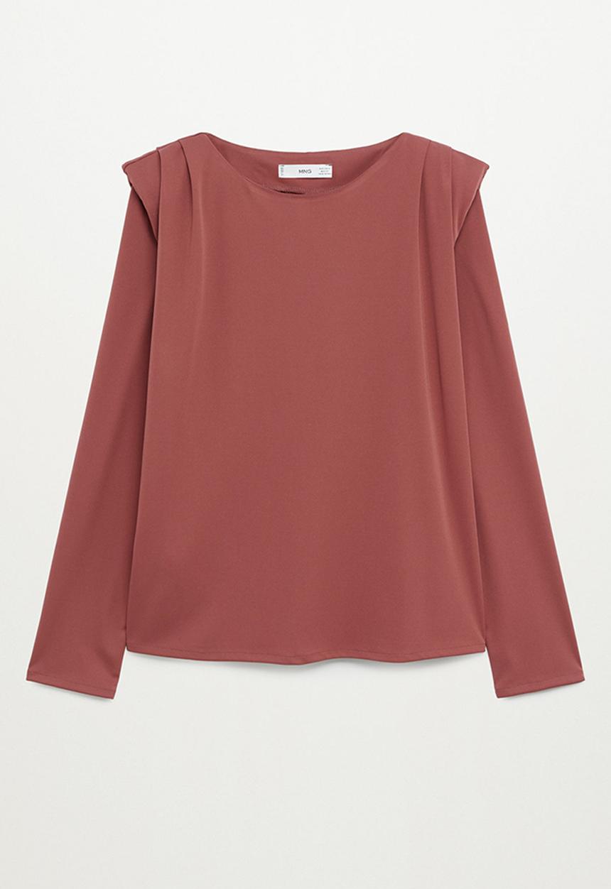 MANGO - T-shirt alanis - rust