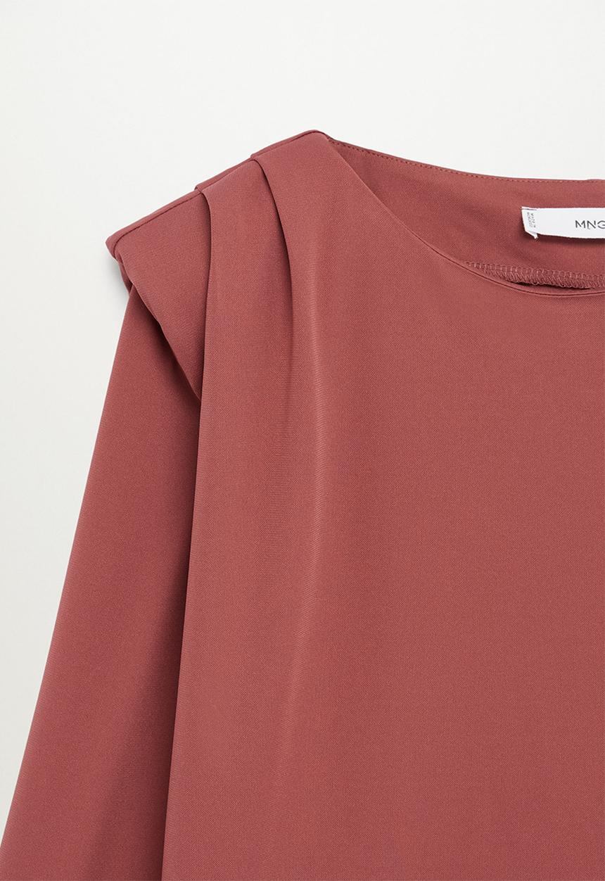 MANGO - T-shirt alanis - rust