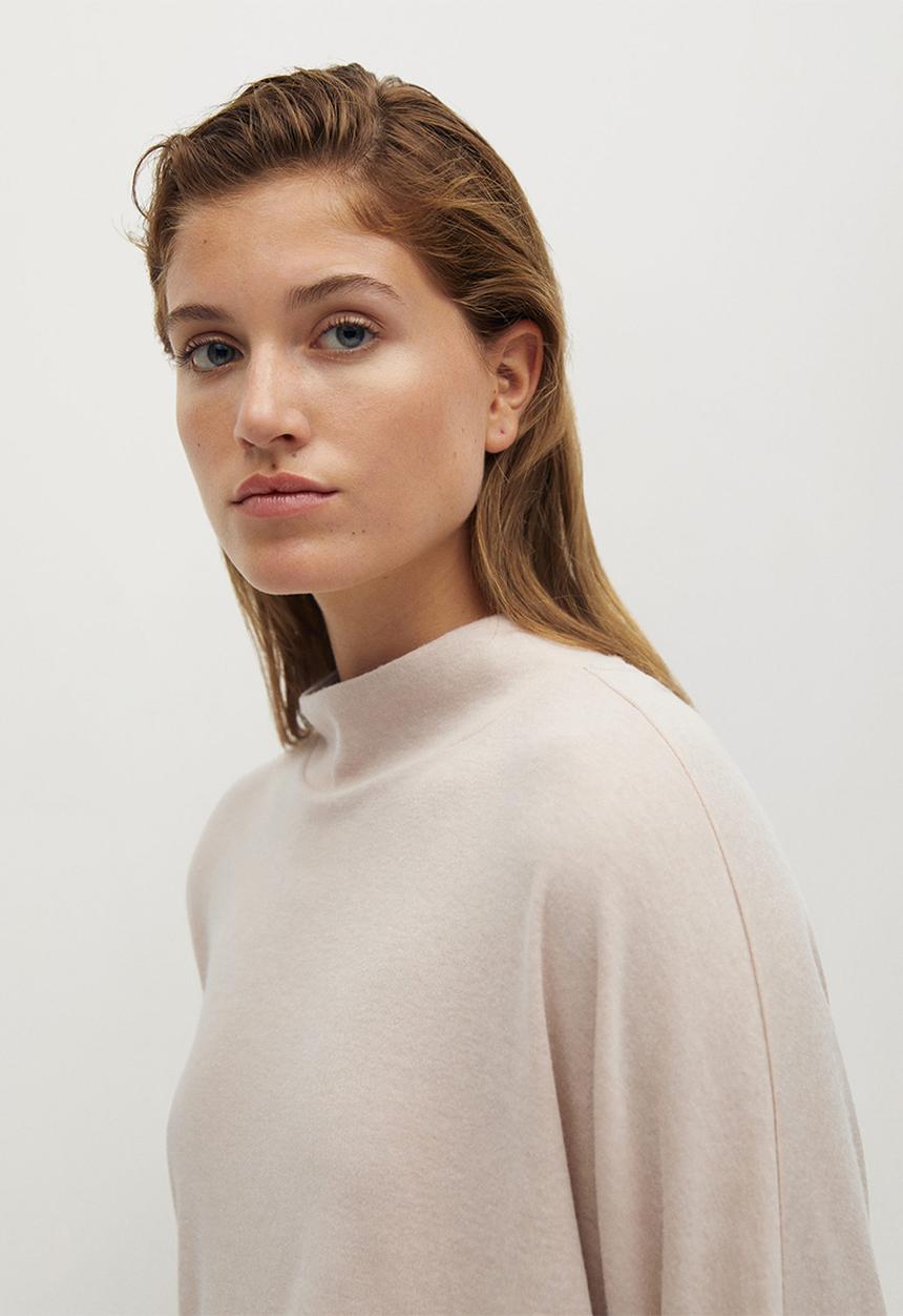 MANGO - T-shirt carol - light beige