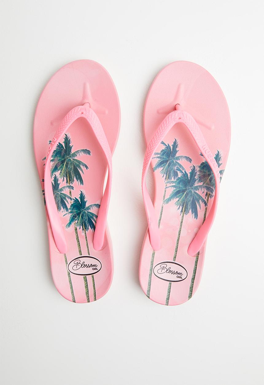 Blossom Girl - Flower flip flop - pink