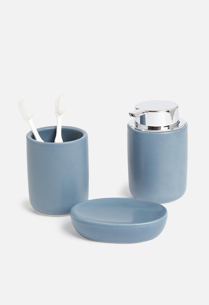 Bathroom Solutions - Simple ceramic bathroom set - blue