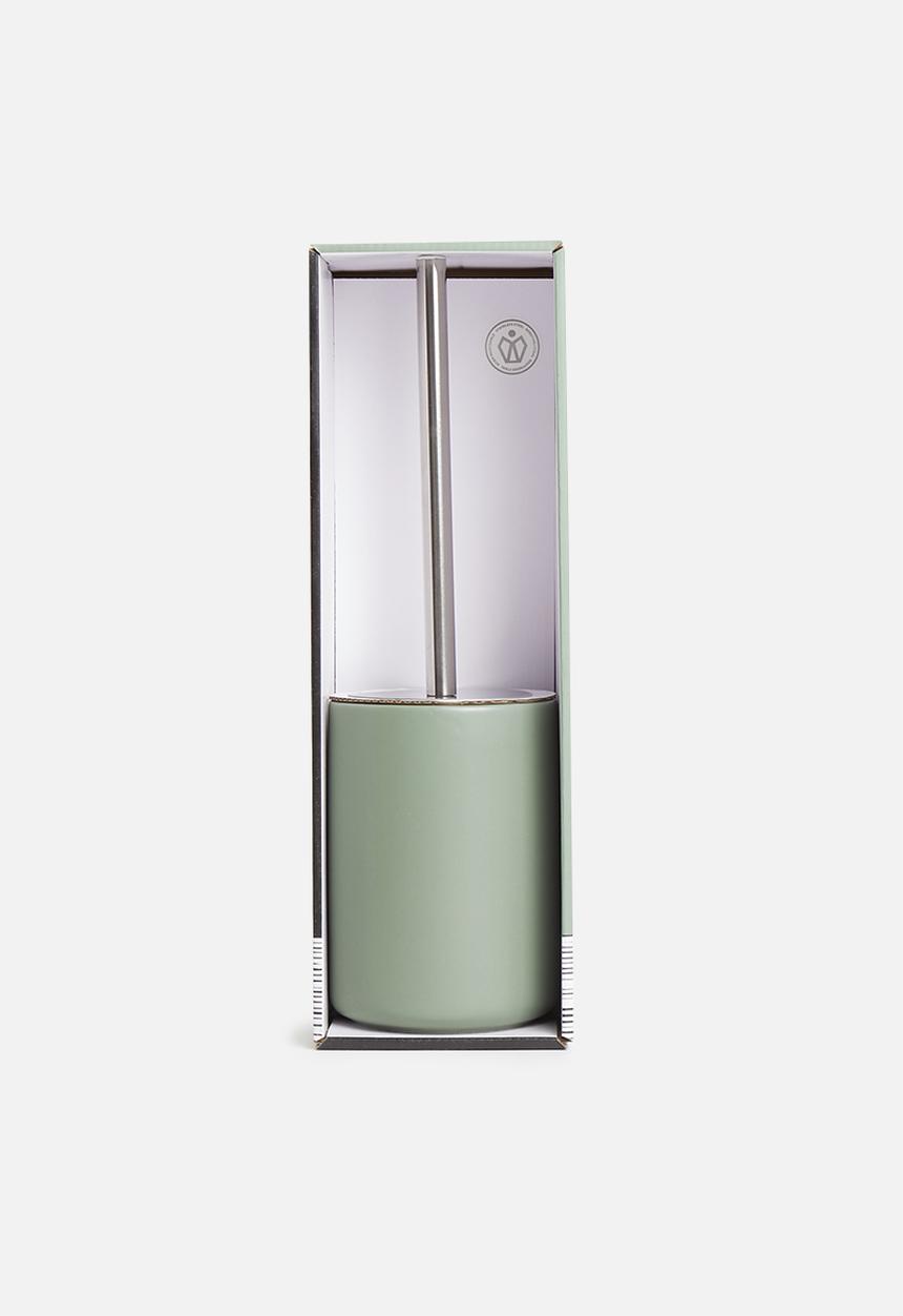 Bathroom Solutions - Dolomite toilet brush holder - green