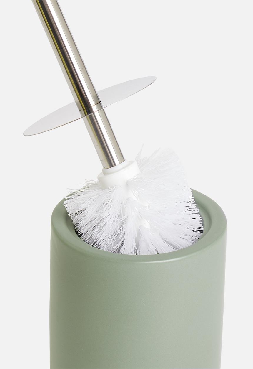 Bathroom Solutions - Dolomite toilet brush holder - green