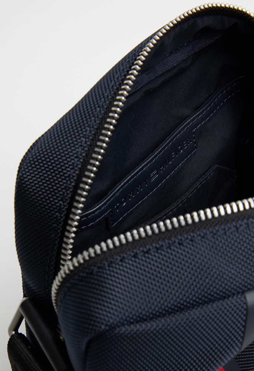 Tommy Hilfiger - Uptown nylon mini reporter - navy & black