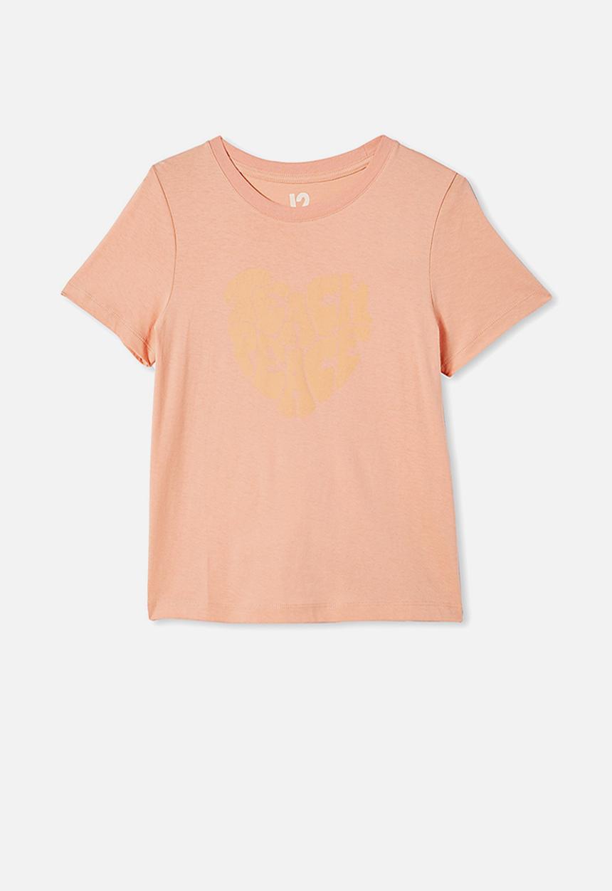 Cotton On - Girls classic tee - orange