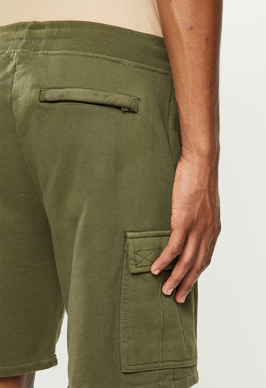 STYLE REPUBLIC - Cargo sweatshort - olive green
