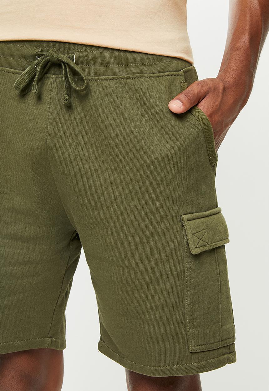 STYLE REPUBLIC - Cargo sweatshort - olive green