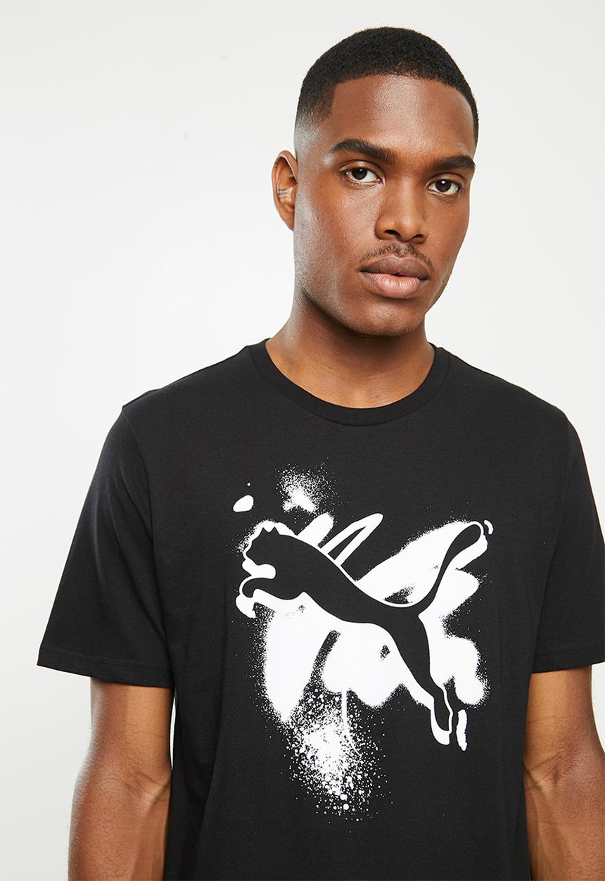 PUMA - Cat basic tee - black
