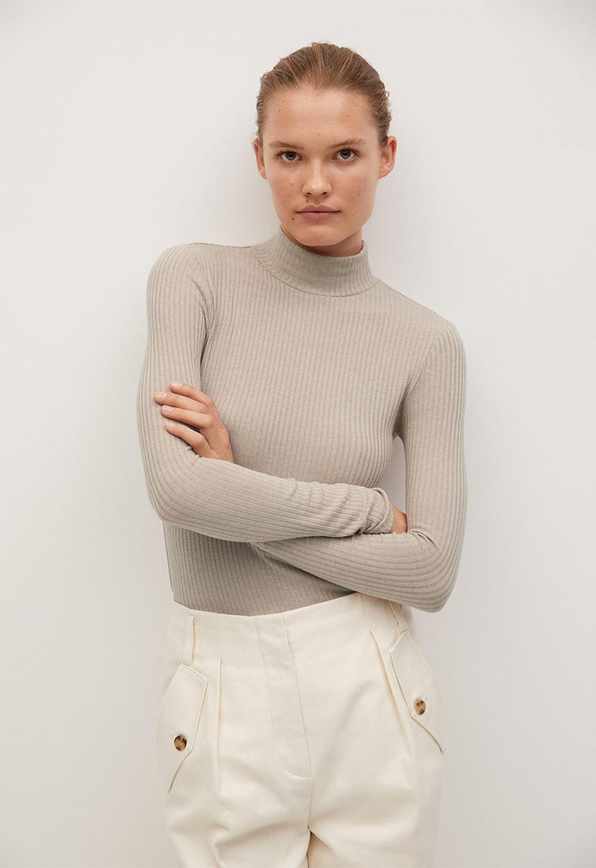 MANGO - T-shirt lilo - light grey
