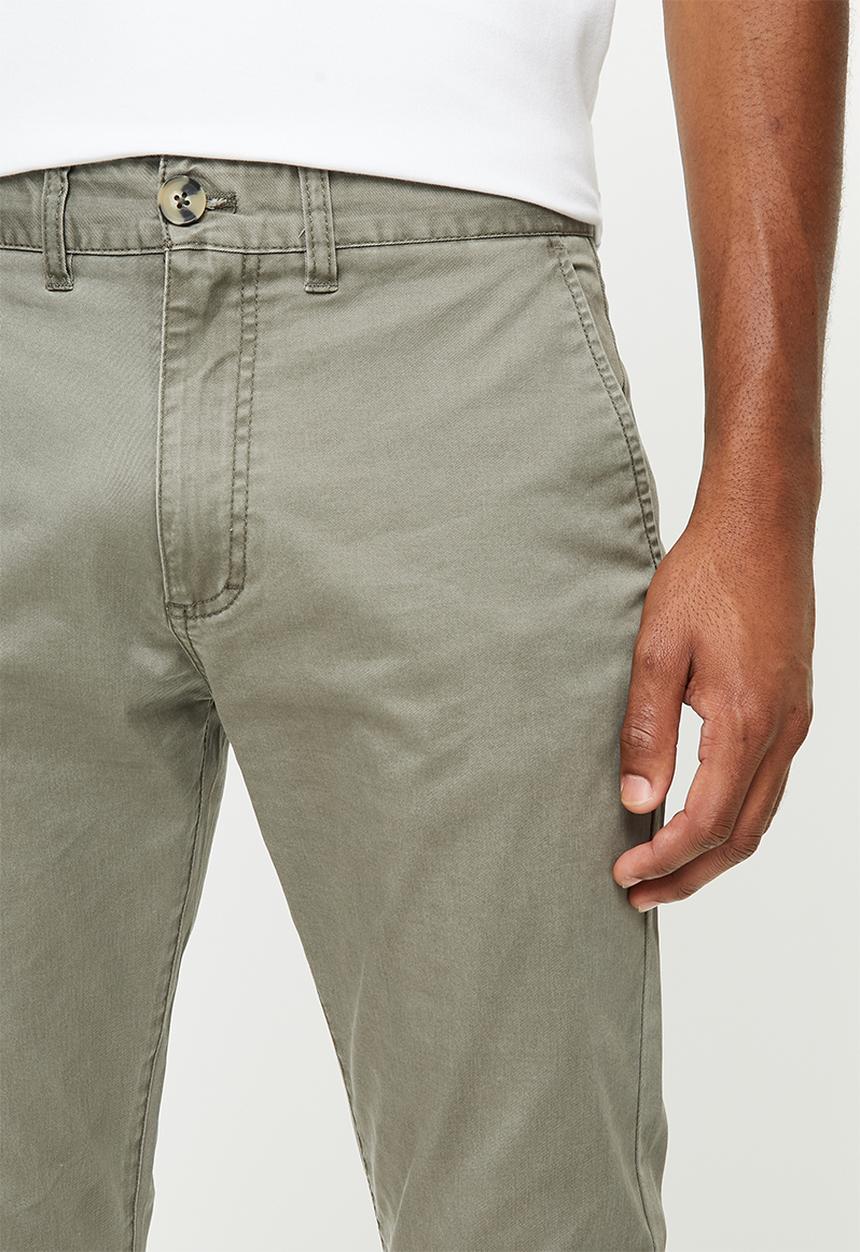 Cotton On - Skinny stretch chino - washed khaki