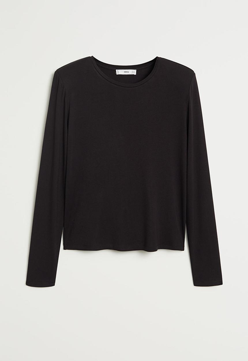 MANGO - T-shirt pad - black