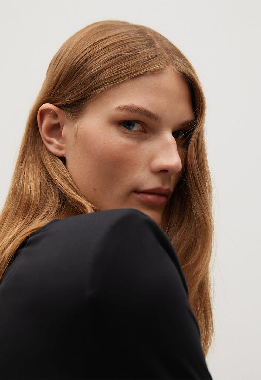 MANGO - T-shirt pad - black