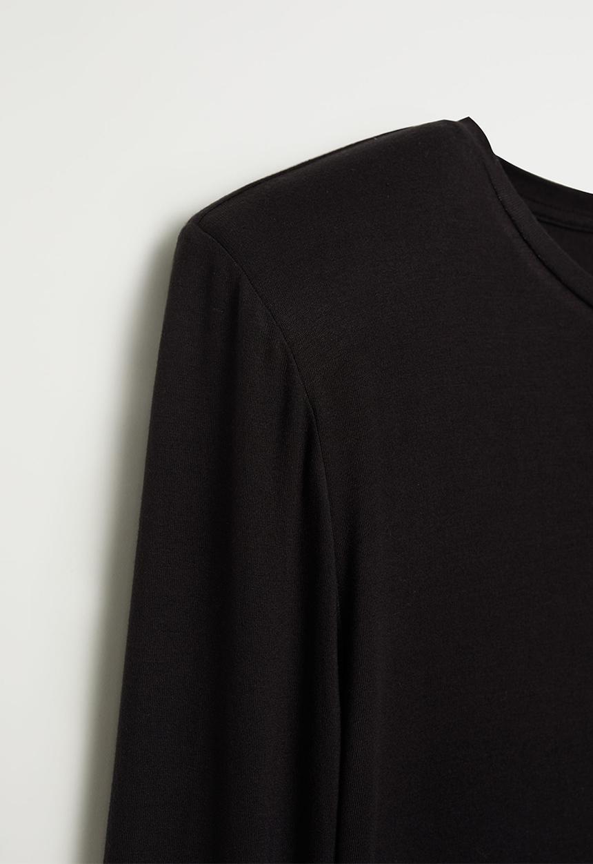 MANGO - T-shirt pad - black