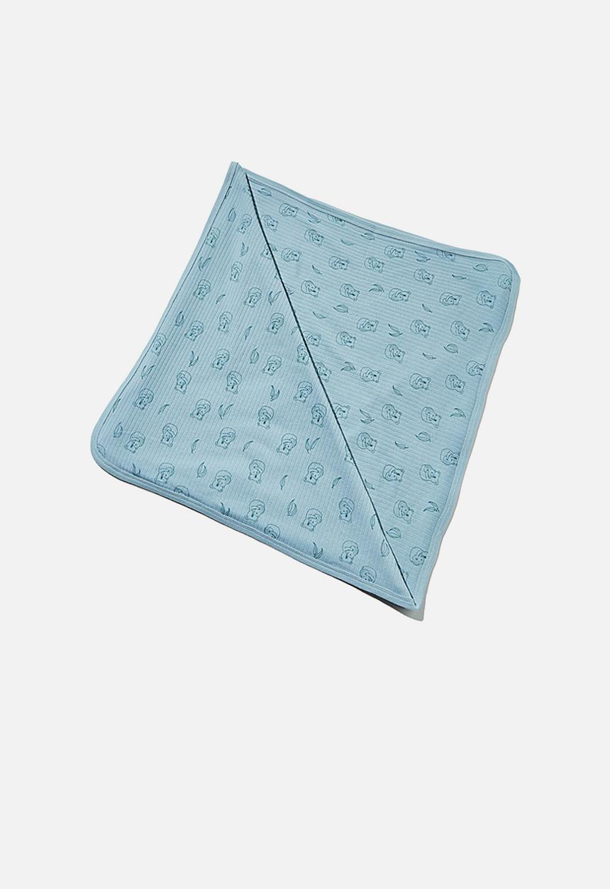Cotton On - Organic newborn blanket - grey
