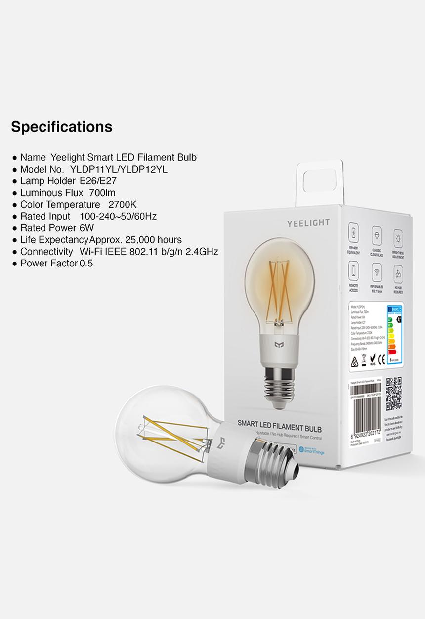 Yeelight - LED Filament Bulb E26/E27