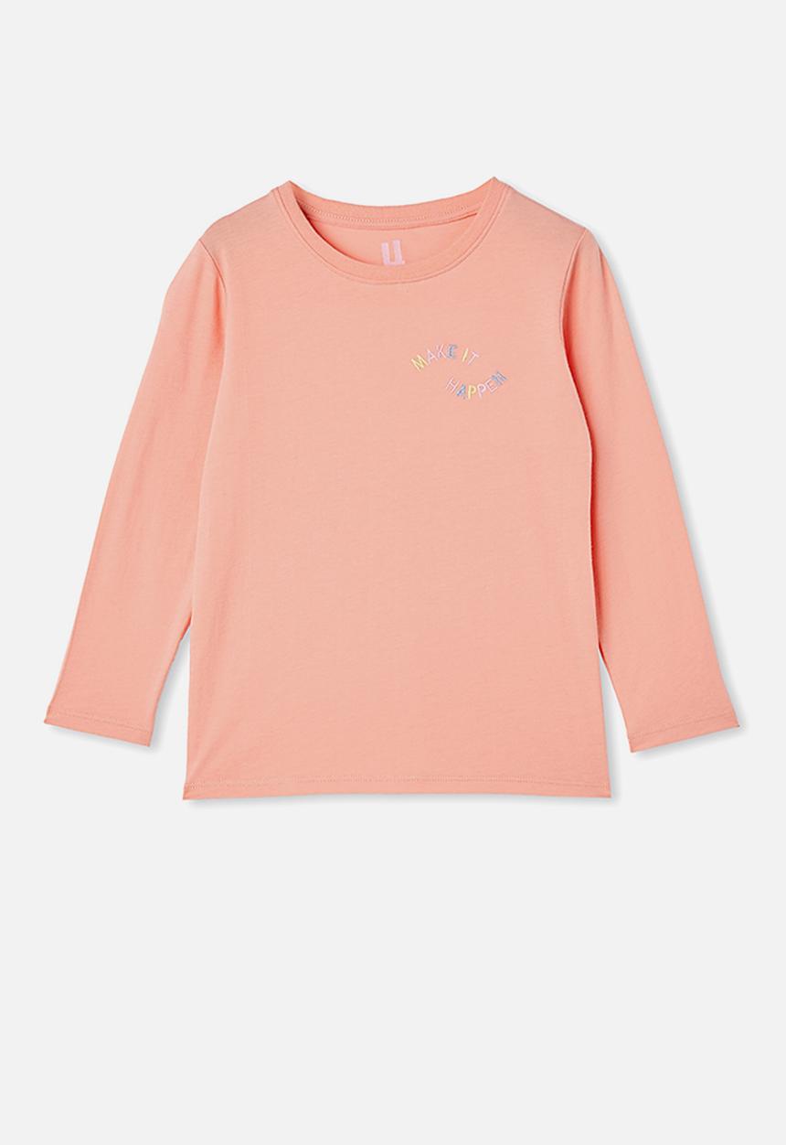 Cotton On - Penelope long sleeve tee - musk melon 