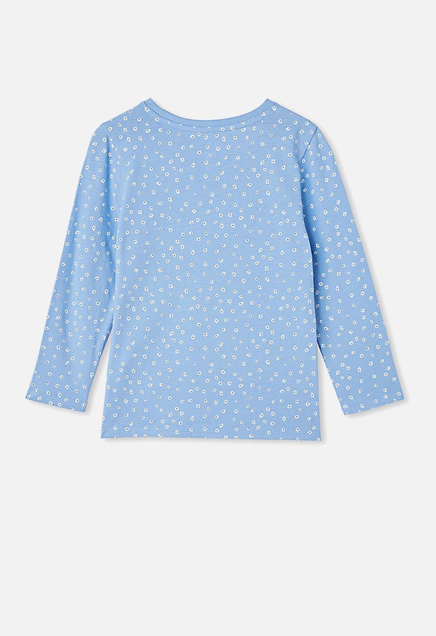 Cotton On - Penelope long sleeve tee - dusk blue 