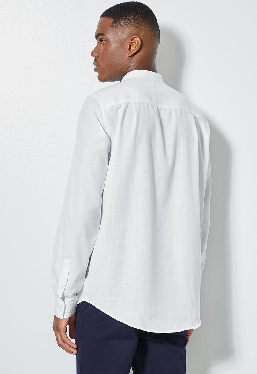 Superbalist - Lee regular fit long sleeve tunic - white